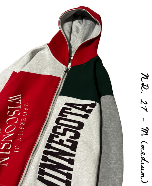 Vintage College Puzzle Hoodie NR.27