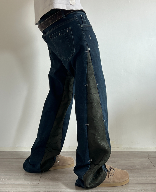 Curtain Double Flared Denim Jeans NR.03