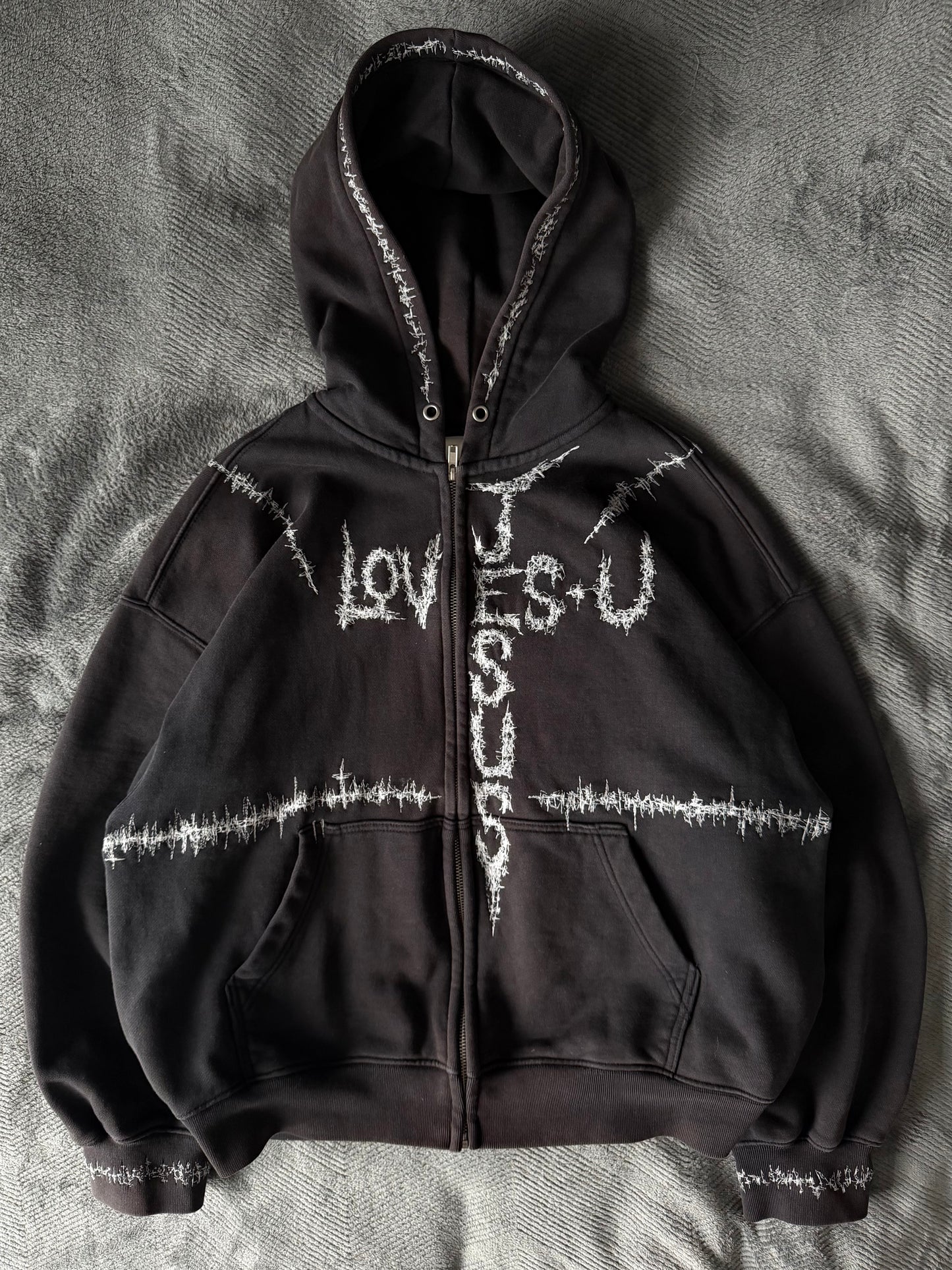 Jesus Loves•U hoodie