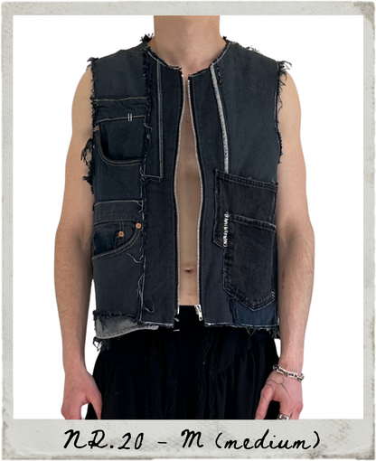 Denim Puzzle Vest NR.20