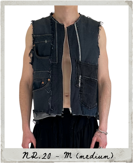 Denim Puzzle Vest NR.20