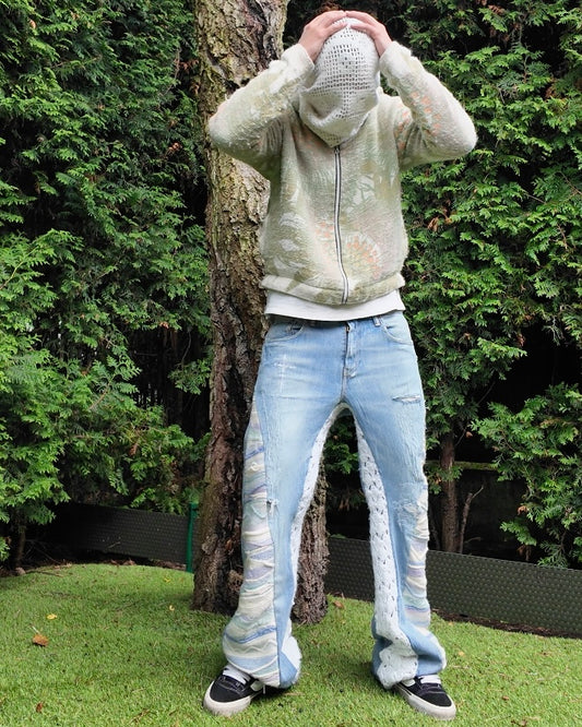 Coogi & Crochet Flared Denim Jeans NR.26