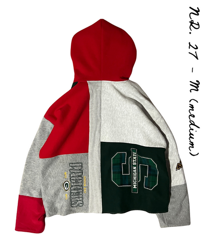 Vintage College Puzzle Hoodie NR.27
