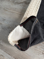 Crochet Flared Crochet Denim Jeans N.18