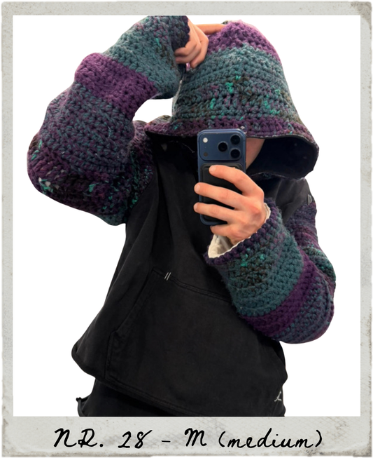 crochet infused hoodie NR.28