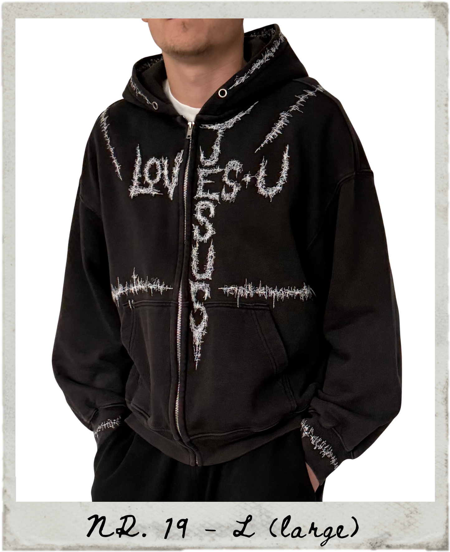Jesus Loves•U hoodie