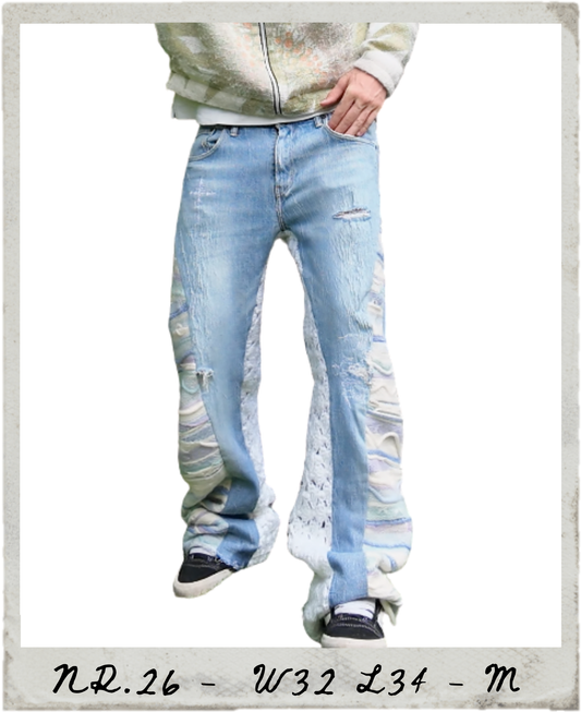 Coogi & Crochet Flared Denim Jeans NR.26