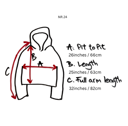 Embroidered Cross 1/4 Zip Sweatshirt NR.24